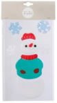 Новогодняя наклейка для окон House of Seasons Снеговик, 15.5х24 см (8718861620443SNIGOVIK)