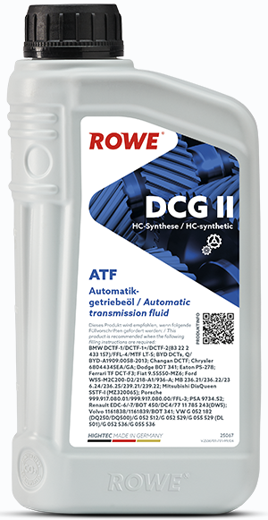 

Трансмиссионное масло ROWE HighTec ATF DCG II, 1 л (25067-0010-99)