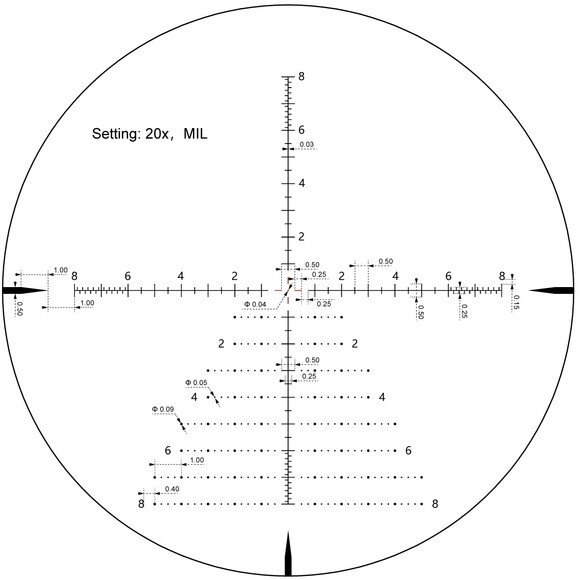 Приціл оптичний Vector Optics Taurus 3-24x56, illum. SFP ED, 34 мм (SCOL-55) фото 13