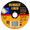 Круг отрезной DeWALT INOX EXTREME 125х1.6х22.2мм по металлу (DT43341)