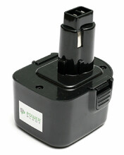 Аккумулятор PowerPlant для шуруповертов и электроинструментов DeWALT GD-DE-12, 12 V, 1.3 Ah, NICD DE9074 (DV00PT0033)