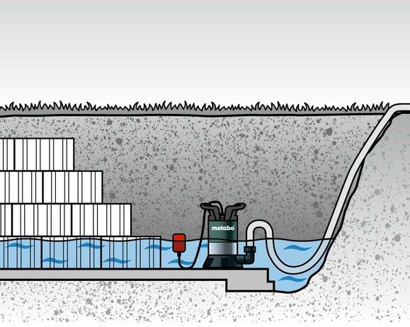 Погружной насос для чистой воды Metabo TP6600 (250660000) изображение 3