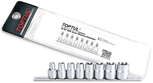 

Набор головок TOPTUL TORX GAAG0802