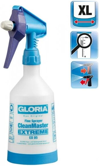 Обприскувач GLORIA 0,5 л CleanMaster Extreme EX05 (вісімдесят одна тисяча шістьдесят п'ять) фото 2