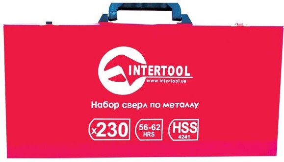 Набор сверл Intertool HSS 230 ед (SD-0309) изображение 2