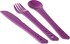 Набор (вилка, ложка, нож) Lifeventure Ellipse purple (75040)