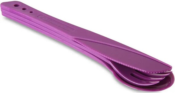 Набір (виделка, ложка, ніж) Lifeventure Ellipse purple (75040) фото 2