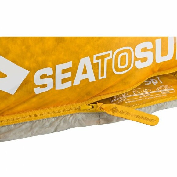 Спальный мешок Sea To Summit Spark SpI Left Zip Light Gray/Yellow, Regular (STS ASP1-R) изображение 5