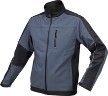 Куртка SoftShell чорно-темно-сіра Yato YT-79543 розмір XL