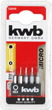 Набір мікробіт KWB Hex 5 шт 0.7/0.9/1.3/1.5/2.0 мм длина 28 мм (128440)