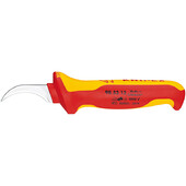 Нож для удаления оболочки кабеля с секторными жилами Knipex 190 мм (98 53 13)