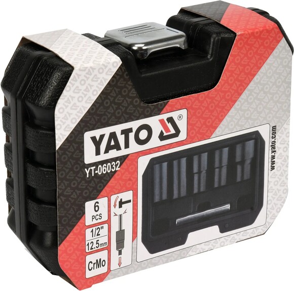 Набор экстракторов 6 шт. Yato (YT-06032) изображение 4