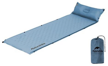 Килимок самонадувний одномісний з подушкою Naturehike CNH22DZ012, 30 мм, блакитний