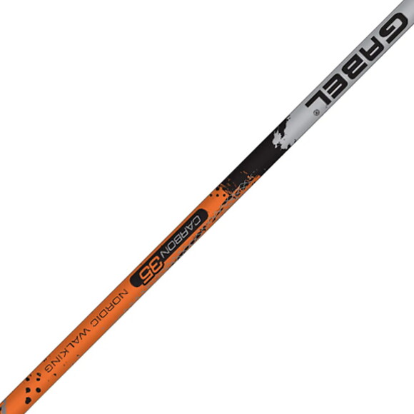 Палки для скандинавской ходьбы Gabel X-1.35 Active Knife Black/Orange 125 (7008361151250) (DAS301837) изображение 3