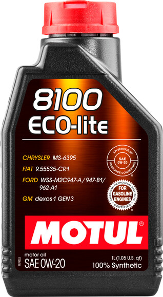 Моторна олива Motul 8100 Eco-lite 0W20 1 л (108534)