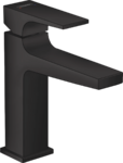 Змішувач для раковини Hansgrohe Metropol 110 32507670 одноважільний, зі зливним клапаном push-open, матовий чорний