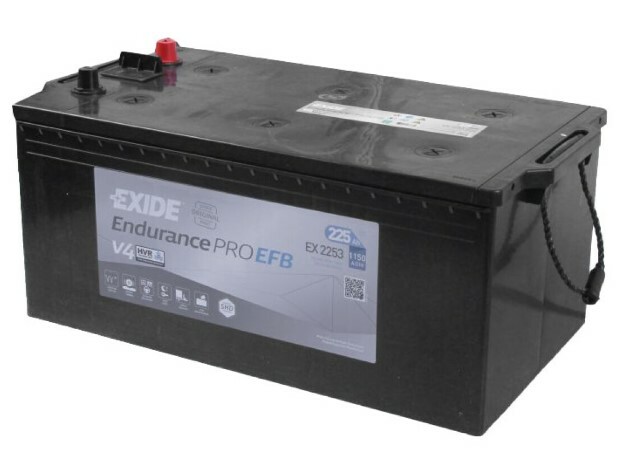 

Аккумулятор EXIDE EX2253 Endurance PRO EFB, 225Ah/1100A