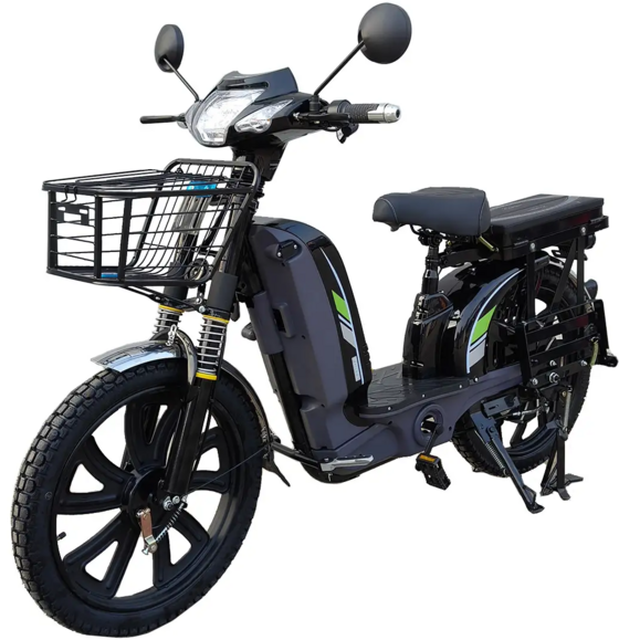Велоскутер аккумуляторный Forte EM 219 черный (138756)