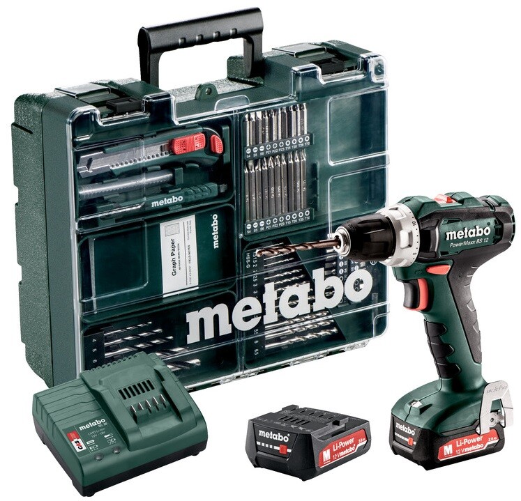 

Акумуляторний шурупокрут Metabo PowerMaxx BS 12 Set (601036870)