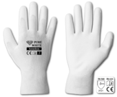 Перчатки защитные BRADAS PURE WHITE RWPWH9 полиуретан, размер 9