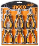 Набор шарнирно-губцевого инструмента Super Select INGCO мини, 6 предметов (HMPS06115)