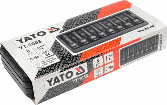 Набір насадок отверточних ударних Yato YT-1068 фото 2