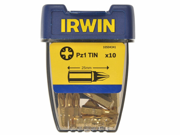 Биты Irwin Pozidriv I/Bit 25мм PZ1 TiN 10шт (10504341)