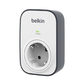 Сетевой фильтр Belkin 1хSchuko, c защитой от перенапряжения, 306 Дж, white (BSV102vf)