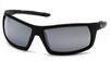 Захисні окуляри Venture Gear Tactical StoneWall Silver Mirror Anti-Fog дзеркальні чорні (3СТОН-70)