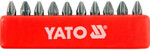 Набір біт 10 шт. Yato (YT-0475)