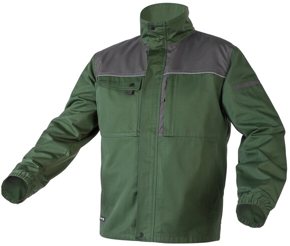 Робоча куртка HOEGERT RUWER S (48), темно-зелена (HT5K359-S)