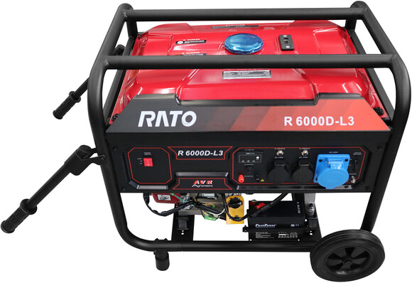Бензиновый генератор Rato R6000D-L3 изображение 5