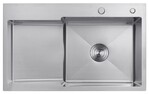 Кухонна мийка Kroner KRP Geburstet-7848RHM, 3.0/1.0 мм (CV030022)