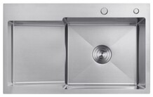 Кухонна мийка Kroner KRP Geburstet-7848RHM, 3.0/1.0 мм (CV030022)