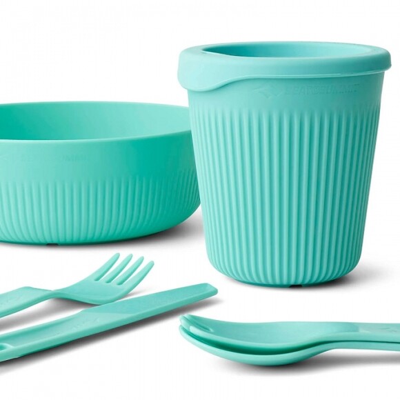 Набір посуду Sea to Summit Passage Dinnerware Set (aqua sea) (STS ACK037051-120215) фото 3