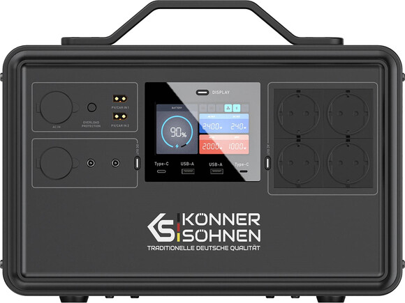 Електростанція портативна Konner&Sohnen KS 2400PS  фото 2