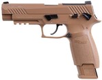 Пистолет пневматический Sig Sauer Air P320 M17 Coyote Tan кал. 4.5 мм (1625.01.52)