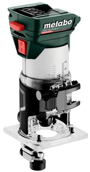 Аккумуляторный кромочный фрезер Metabo FMV 18 LTX BL 8 (601742850) (без АКБ и ЗУ) изображение 3