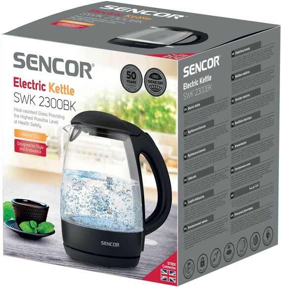 Электрочайник Sencor SWK 2300BK изображение 9