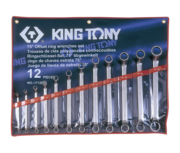 Набор ключей накидных King Tony 1712MR (12 предметов)