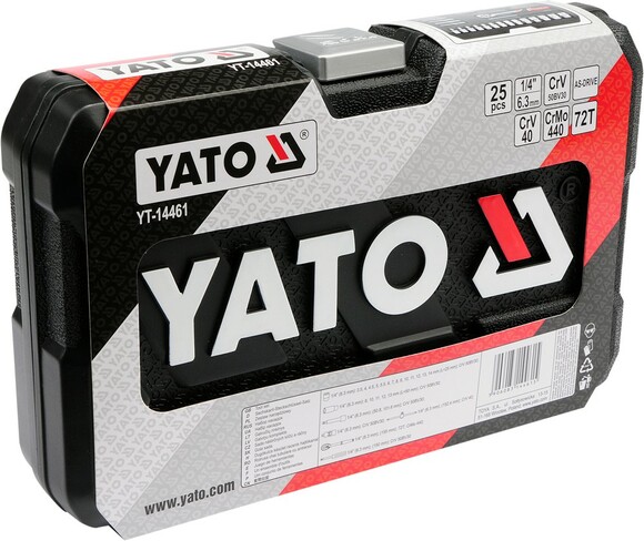 Набор торцевых головок Yato YT-14461 изображение 4