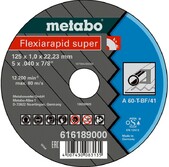 Диск отрезной Metabo Flexiamant super 125x1,0х22,2 мм A 60-T (616189000)