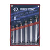 Набір ключів KING TONY 6 одиниць, 45 °, накидні (1606MR)
