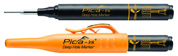 Маркер PICA Ink Deep Hole Marker чорний з підвісом (150/46/SB) фото 3