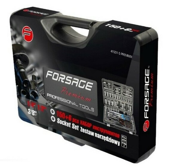 Набор инструментов Forsage Premium 150+6 предметов F-41501-5 изображение 2