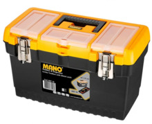 Ящик для инструментов Mano Jumbo JMT-16 с органайзером и металлическими замками