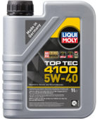 Синтетическое моторное масло LIQUI MOLY Top Tec 4100 SAE 5W-40, 1 л (9510)