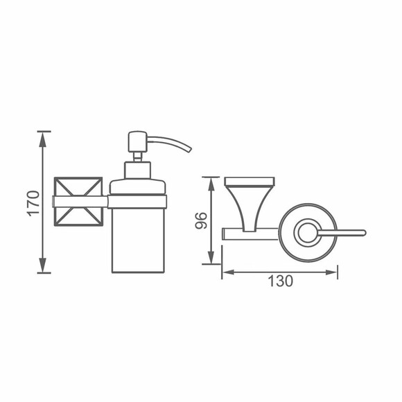 Дозатор для жидкого мыла Devit Classic (6030151) изображение 2