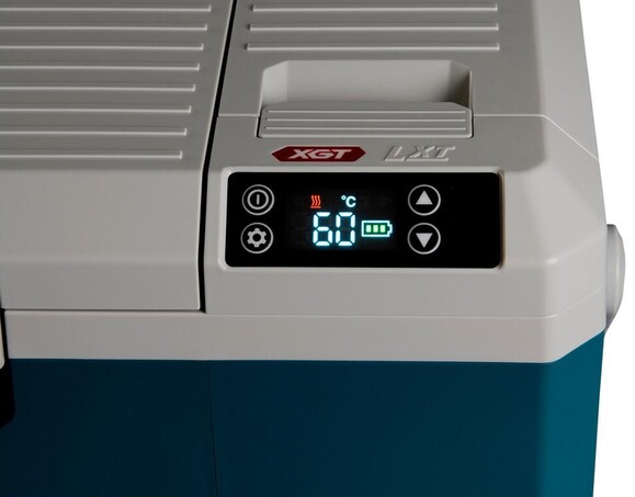 Аккумуляторный холодильник-нагреватель Makita CW003GZ, XGT/LXT/AC (40 В), 7 л (без АКБ и ЗУ) изображение 8