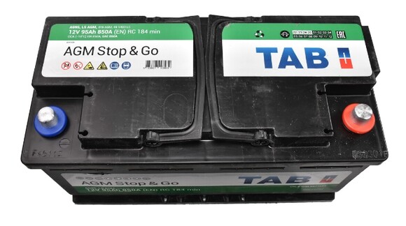 Аккумулятор TAB 6 CT-95-R EcoDry Stop&Go (213090) изображение 2